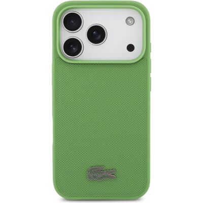 Lacoste Iconic Petit Pique MagSafe Case + Wallet for iPhone 17 Pro Green (Apple iPhone 17 Pro), Smartphone Hülle, Grün Lacoste Iconic Petit Pique MagSafe Case + Wallet for iPhone 17 Pro Green (Apple iPhone 17 Pro), Smartphone Hülle, Grün