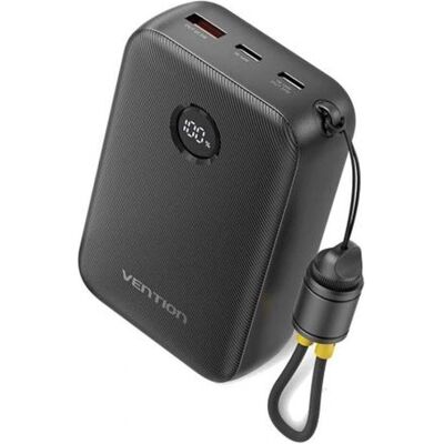 Vention POWER BANK USB 20000MAH 22.5W/BLACK FKBB0-C (20000 mAh, 22.50 W, 77 Wh), Powerbank, Schwarz Vention POWER BANK USB 20000MAH 22.5W/BLACK FKBB0-C (20000 mAh, 22.50 W, 77 Wh), Powerbank, Schwarz
