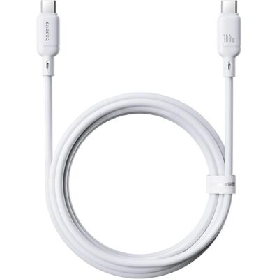 Baseus Silky Kabel 100W 2m Weiß - Kabel Baseus Silky Kabel 100W 2m Weiß - Kabel
