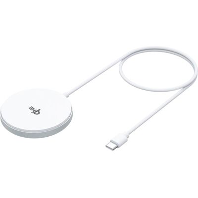 Forever MAWC-300 magnetisches kabelloses Ladegerät Qi2 15W silber (15 W), Wireless Charger, Silber Forever MAWC-300 magnetisches kabelloses Ladegerät Qi2 15W silber (15 W), Wireless Charger, Silber
