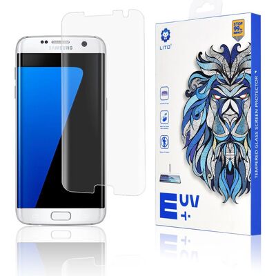 Lito - 3D UV Glass - Samsung Galaxy S7 Edge - Clear (Samsung Galaxy S7 Edge), Smartphone Schutzfolie, Transparent Lito - 3D UV Glass - Samsung Galaxy S7 Edge - Clear (Samsung Galaxy S7 Edge), Smartphone Schutzfolie, Transparent