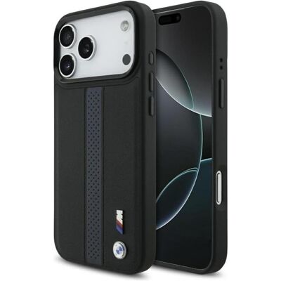 BMW Etui M Perforated Stripe Logo MagSafe do iPhone 17 Pro Max niebieski (Apple iPhone 17 Pro Max), Smartphone Hülle, Blau BMW Etui M Perforated Stripe Logo MagSafe do iPhone 17 Pro Max niebieski (Apple iPhone 17 Pro Max), Smartphone Hülle, Blau