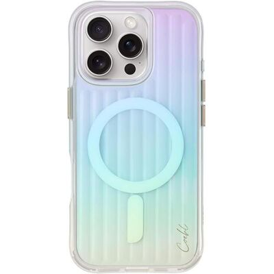 Uniq etui Coehl Linear iPhone 16 Pro 6.3" Magnetic Charging opal/iridescent (Apple iPhone 16 Pro), Smartphone Hülle, Mehrfarbig Uniq etui Coehl Linear iPhone 16 Pro 6.3" Magnetic Charging opal/iridescent (Apple iPhone 16 Pro), Smartphone Hülle, Mehrfarbig