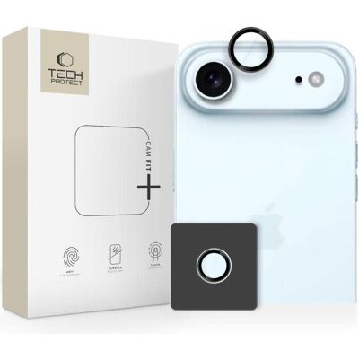 Tech-Protect Camring Fit+ Kameraabdeckung für iPhone 17 Air - Schwarz (1 Stk., Apple iPhone 17), Smartphone Schutzfolie, Schwarz Tech-Protect Camring Fit+ Kameraabdeckung für iPhone 17 Air - Schwarz (1 Stk., Apple iPhone 17), Smartphone Schutzfolie, Schwarz