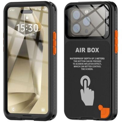 OEM Case universal for sports Waterproof case SHELLBOX AIRBOX 6.1 universal black (Apple iPhone 12, Apple iPhone 12 Pro, Apple iPhone 13, Apple iPhone 13 Pro, Apple iPhone 14, Apple iPhone 14 Pro, Apple iPhone 15, Apple iPhone 15 Pro, Apple iPhone 16), Sm OEM Case universal for sports Waterproof case SHELLBOX AIRBOX 6.1 universal black (Apple iPhone 12, Apple iPhone 12 Pro, Apple iPhone 13, Apple iPhone 13 Pro, Apple iPhone 14, Apple iPhone 14 Pro, Apple iPhone 15, Apple iPhone 15 Pro, Apple iPhone 16), Sm