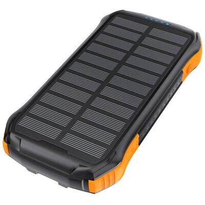 Choetech Solar powerbank with inductive charging 10000mAh Qi 5W orange (B659) (10000 mAh, 5 W, 37 Wh), Powerbank, Orange Choetech Solar powerbank with inductive charging 10000mAh Qi 5W orange (B659) (10000 mAh, 5 W, 37 Wh), Powerbank, Orange