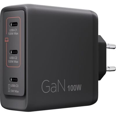 Lenovo - G0A6100BEU - 100W GaN - 3 USB-C Anschlüsse - charger Lenovo - G0A6100BEU - 100W GaN - 3 USB-C Anschlüsse - charger