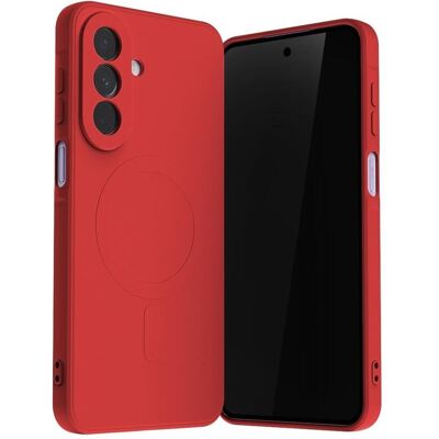Mercury Etui Semi-Silicone MagSafe do Samsung Galaxy A27 czerwony (Samsung Galaxy A27), Smartphone Hülle, Rot Mercury Etui Semi-Silicone MagSafe do Samsung Galaxy A27 czerwony (Samsung Galaxy A27), Smartphone Hülle, Rot