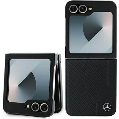 Mercedes Z Flip6 Lederimitat MagSafe Handyhülle Mercedes Z Flip6 Lederimitat MagSafe Handyhülle
