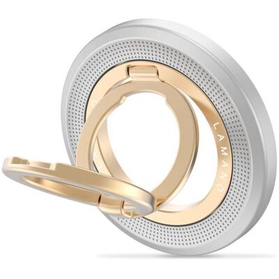 Tech-Protect Mmr700 Lamano Magnetischer Magsafe Handy-Ring Titan/Gold, Smartphone Halterung, Grau, Gold Tech-Protect Mmr700 Lamano Magnetischer Magsafe Handy-Ring Titan/Gold, Smartphone Halterung, Grau, Gold