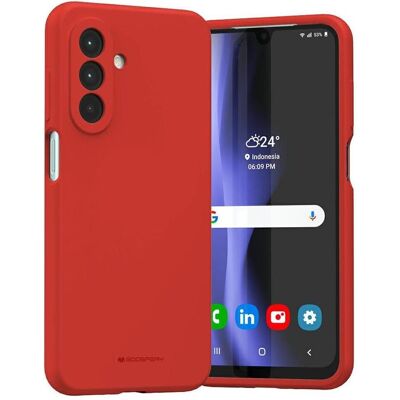 Mercury Etui Silicone Sam A26 czerwony/red (Samsung Galaxy A26), Smartphone Hülle, Rot Mercury Etui Silicone Sam A26 czerwony/red (Samsung Galaxy A26), Smartphone Hülle, Rot