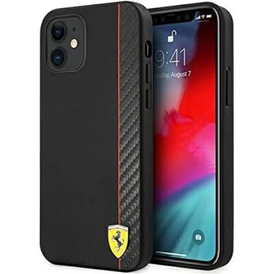 Ferrari iPhone 12 Mini Hartschale - Schwarz - Handyhülle Ferrari iPhone 12 Mini Hartschale - Schwarz - Handyhülle