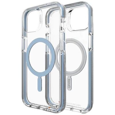 Zagg GEAR4 Santa Cruz Snap, Cover, Apple, iPhone 13, 15,5 cm (6.1 Zoll), Blau, Transparent (Apple iPhone 13), Smartphone Hülle, Blau Zagg GEAR4 Santa Cruz Snap, Cover, Apple, iPhone 13, 15,5 cm (6.1 Zoll), Blau, Transparent (Apple iPhone 13), Smartphone Hülle, Blau
