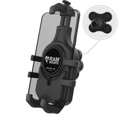 RAM Mounts Quick-Grip? Pro Universal Smartphone-Halteschale 6,1-7,2", Vibration..., Smartphone Halterung RAM Mounts Quick-Grip? Pro Universal Smartphone-Halteschale 6,1-7,2", Vibration..., Smartphone Halterung