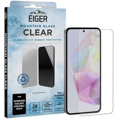 Eiger SP Mountain Glass (1 Stk., Samsung Galaxy A36, Samsung Galaxy A56, Samsung Galaxy S24 FE), Smartphone Schutzfolie, Transparent Eiger SP Mountain Glass (1 Stk., Samsung Galaxy A36, Samsung Galaxy A56, Samsung Galaxy S24 FE), Smartphone Schutzfolie, Transparent