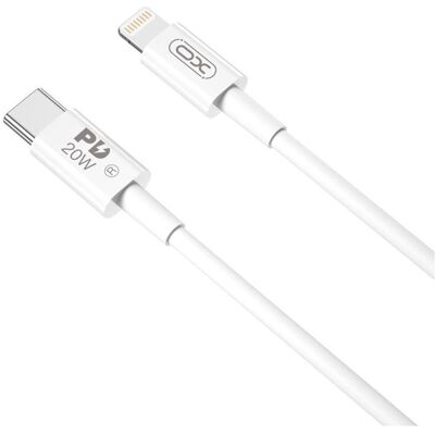 xO Kabel NB-Q189A PD USB-C - Lightning 1,0m 20W weiss (1 m, USB 3.2 Gen 1, 20 W), USB Kabel xO Kabel NB-Q189A PD USB-C - Lightning 1,0m 20W weiss (1 m, USB 3.2 Gen 1, 20 W), USB Kabel