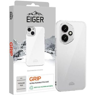 Eiger flexibles TPU-Case Grip Case GRS clear (Honor 400), Smartphone Hülle, Transparent Eiger flexibles TPU-Case Grip Case GRS clear (Honor 400), Smartphone Hülle, Transparent