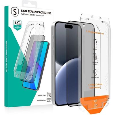 SiGN Privacy Screen Protector iPhone 15/16 – EZ Apply with dust free applicator (Apple iPhone 15, Apple iPhone 16), Smartphone Schutzfolie, Transparent SiGN Privacy Screen Protector iPhone 15/16 – EZ Apply with dust free applicator (Apple iPhone 15, Apple iPhone 16), Smartphone Schutzfolie, Transparent