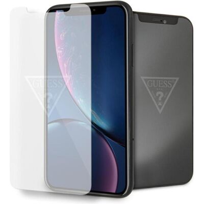 Guess szklo hartowane GUTGMI61TR iPhone Xr Invisible Logo (Apple iPhone XR), Smartphone Schutzfolie, Transparent Guess szklo hartowane GUTGMI61TR iPhone Xr Invisible Logo (Apple iPhone XR), Smartphone Schutzfolie, Transparent