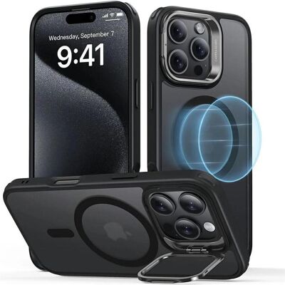 Apple iPhone 16 Pro ESR Hybrid Hülle mit Ständer - Schwarz Apple iPhone 16 Pro ESR Hybrid Hülle mit Ständer - Schwarz