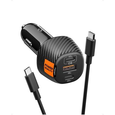 Spigen Essential 113W Car Charger EV1133 black, Auto Adapter, Schwarz Spigen Essential 113W Car Charger EV1133 black, Auto Adapter, Schwarz