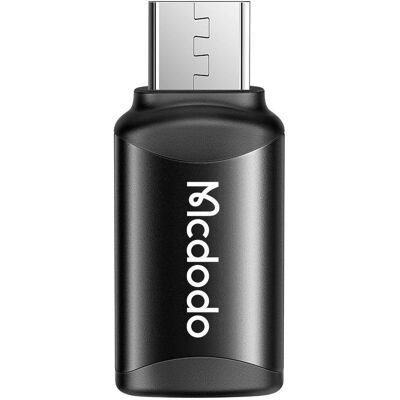 Mcdodo Typ-C auf Micro-USB Adapter (USB-C, Micro USB), Mobilgerät Adapter, Schwarz Mcdodo Typ-C auf Micro-USB Adapter (USB-C, Micro USB), Mobilgerät Adapter, Schwarz