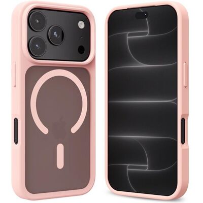 Crong Hybrid Matte Magnetic - Etui MagSafe iPhone 18 Pro / 17 Pro (różowy) (Apple iPhone 17 Pro, Apple iPhone 18 Pro), Smartphone Hülle, Pink Crong Hybrid Matte Magnetic - Etui MagSafe iPhone 18 Pro / 17 Pro (różowy) (Apple iPhone 17 Pro, Apple iPhone 18 Pro), Smartphone Hülle, Pink