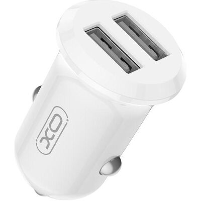 xO car charger CC67 12W 2x USB black, Auto Adapter, Weiss xO car charger CC67 12W 2x USB black, Auto Adapter, Weiss