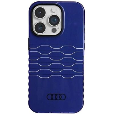 Audi IML MagSafe Case iPhone 14 Pro 6.1" niebieski/navy blue hardcase AU-IMLMIP14P-A6/D3-BE (Apple iPhone 14 Pro), Smartphone Hülle, Blau Audi IML MagSafe Case iPhone 14 Pro 6.1" niebieski/navy blue hardcase AU-IMLMIP14P-A6/D3-BE (Apple iPhone 14 Pro), Smartphone Hülle, Blau