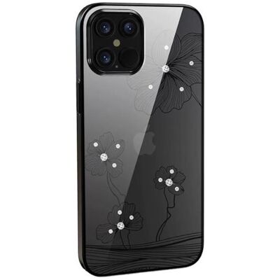 Devia Crystal Flora case iPhone 12 mini black (Apple iPhone 12 mini), Smartphone Hülle, Schwarz Devia Crystal Flora case iPhone 12 mini black (Apple iPhone 12 mini), Smartphone Hülle, Schwarz