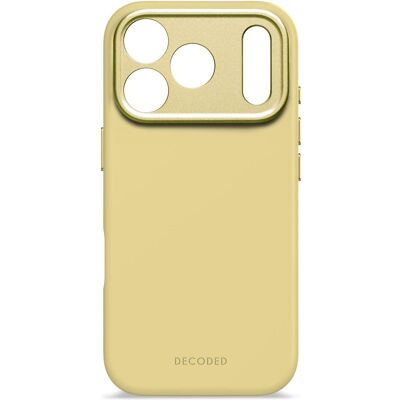 Decoded AntiMicrobial Silicone Backcover (Apple iPhone 17 Pro), Smartphone Hülle, Gelb Decoded AntiMicrobial Silicone Backcover (Apple iPhone 17 Pro), Smartphone Hülle, Gelb