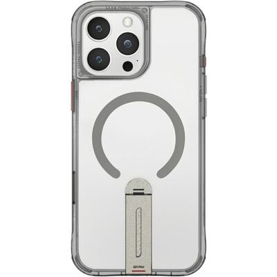 Skinarma Case Helix for iPhone 16 Pro Magnetic Charging 360 Rotating Stand titanium (Apple iPhone 16 Pro), Smartphone Hülle, Grau Skinarma Case Helix for iPhone 16 Pro Magnetic Charging 360 Rotating Stand titanium (Apple iPhone 16 Pro), Smartphone Hülle, Grau