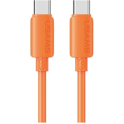 Usams Cable U98 30W 3A Silicone Fast Charging USB-C to Lightning orange (1 m, 30 W), USB Kabel Usams Cable U98 30W 3A Silicone Fast Charging USB-C to Lightning orange (1 m, 30 W), USB Kabel