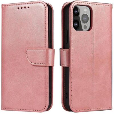 Hurtel Magnet Case Hülle für Samsung Galaxy S23+ Flip Cover Wallet Stand Pink (Samsung Galaxy S23+), Smartphone Hülle, Rosa, Pink Hurtel Magnet Case Hülle für Samsung Galaxy S23+ Flip Cover Wallet Stand Pink (Samsung Galaxy S23+), Smartphone Hülle, Rosa, Pink