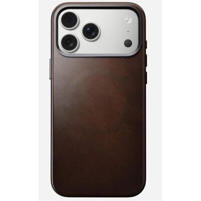 Nomad Traditionelle Lederhülle - Lederhülle für iPhone Max, Horween-Leder (Apple iPhone 17 Pro Max), Smartphone Hülle, Braun Nomad Traditionelle Lederhülle - Lederhülle für iPhone Max, Horween-Leder (Apple iPhone 17 Pro Max), Smartphone Hülle, Braun