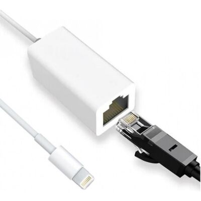 PowerGuard RJ45 (Lightning), Mobilgerät Adapter, Weiss PowerGuard RJ45 (Lightning), Mobilgerät Adapter, Weiss