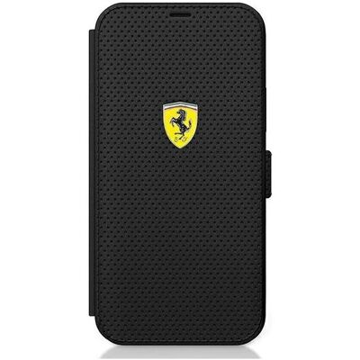 Acer Ferrari FESPEFLBKP12MBK iPhone 12/12 Pro 6,1" czarny/black book On Track Perforated (Apple iPhone 12, Apple iPhone 12 Pro), Smartphone Hülle, Schwarz Acer Ferrari FESPEFLBKP12MBK iPhone 12/12 Pro 6,1" czarny/black book On Track Perforated (Apple iPhone 12, Apple iPhone 12 Pro), Smartphone Hülle, Schwarz
