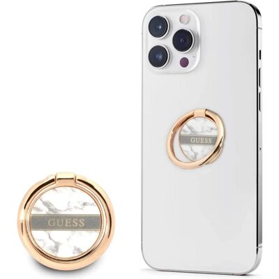 Guess Wahrsagen Ringständer GURŠMAGAS weiss/weisser Marmor, Smartphone Halterung, Weiss Guess Wahrsagen Ringständer GURŠMAGAS weiss/weisser Marmor, Smartphone Halterung, Weiss
