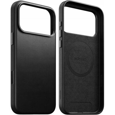 Nomad Traditional Leather Case (Apple iPhone 17 Pro), Smartphone Hülle, Schwarz Nomad Traditional Leather Case (Apple iPhone 17 Pro), Smartphone Hülle, Schwarz