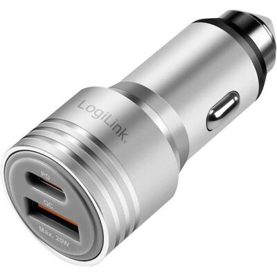 LogiLink Prüfen, Auto Adapter, Silber LogiLink Prüfen, Auto Adapter, Silber