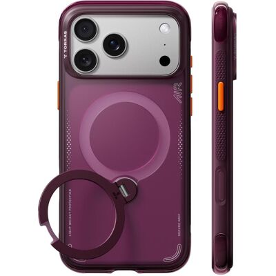 Torras Ostand Q3 Air (Apple iPhone 17 Pro Max, Apple iPhone 18 Pro Max), Smartphone Hülle, Violett Torras Ostand Q3 Air (Apple iPhone 17 Pro Max, Apple iPhone 18 Pro Max), Smartphone Hülle, Violett