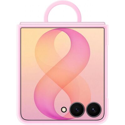Silicone Ring Magnet Case (Samsung Galaxy Z Flip8), Smartphone Hülle, Pink Silicone Ring Magnet Case (Samsung Galaxy Z Flip8), Smartphone Hülle, Pink