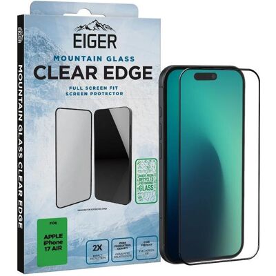 Eiger Mountain Glass Clear Edge (Apple iPhone Air), Smartphone Schutzfolie, Transparent Eiger Mountain Glass Clear Edge (Apple iPhone Air), Smartphone Schutzfolie, Transparent