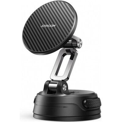Joyroom JR-ZS510 Gel Suction Cup MagSafe Foldable Car Phone Mount - Gunmetal Black, Smartphone Halterung, Schwarz Joyroom JR-ZS510 Gel Suction Cup MagSafe Foldable Car Phone Mount - Gunmetal Black, Smartphone Halterung, Schwarz