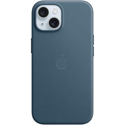 Finegewebe Case mit MagSafe (Apple iPhone 15), Smartphone Hülle, Blau Finegewebe Case mit MagSafe (Apple iPhone 15), Smartphone Hülle, Blau