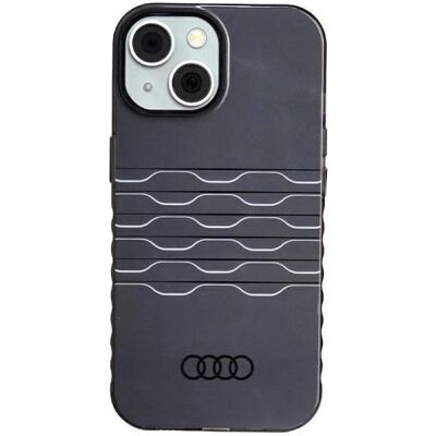 Audi IML MagSafe Hülle für iPhone 15 / 14 / 13 - Schwarz (Apple iPhone 13, Apple iPhone 14, Apple iPhone 15), Smartphone Hülle, Schwarz Audi IML MagSafe Hülle für iPhone 15 / 14 / 13 - Schwarz (Apple iPhone 13, Apple iPhone 14, Apple iPhone 15), Smartphone Hülle, Schwarz