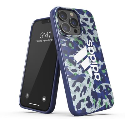 Adidas Snap Case Leopard (Apple iPhone 13, Apple iPhone 13 Pro), Smartphone Hülle, Blau Adidas Snap Case Leopard (Apple iPhone 13, Apple iPhone 13 Pro), Smartphone Hülle, Blau
