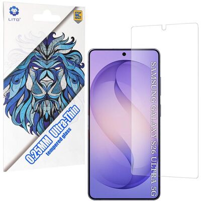 Lito - 2.5D Classic Glass Ultra Thin - Samsung Galaxy S26 Ultra - Clear (Samsung Galaxy S26 Ultra), Smartphone Schutzfolie, Transparent Lito - 2.5D Classic Glass Ultra Thin - Samsung Galaxy S26 Ultra - Clear (Samsung Galaxy S26 Ultra), Smartphone Schutzfolie, Transparent