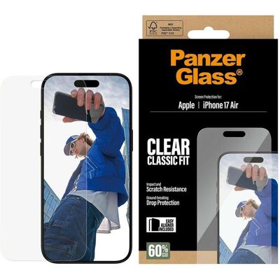 PanzerGlass Classic Fit (1 Stk., Apple iPhone Air), Smartphone Schutzfolie, Transparent PanzerGlass Classic Fit (1 Stk., Apple iPhone Air), Smartphone Schutzfolie, Transparent