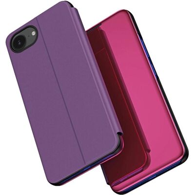 Hurtel Back panel cover Clear View Case for iPhone 16e Flip Cover - Pink (Apple iPhone 16e, Apple iPhone 17e), Smartphone Hülle, Pink Hurtel Back panel cover Clear View Case for iPhone 16e Flip Cover - Pink (Apple iPhone 16e, Apple iPhone 17e), Smartphone Hülle, Pink